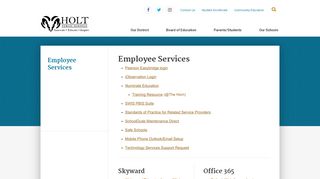 
                            4. Employee Services - Holt Public Schools - Holt Skyward Portal