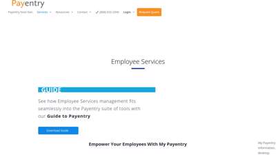 Employee Services Managment - Employee Login  Payentry  MPay