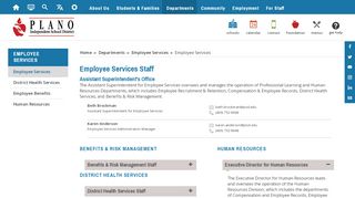 
                            8. Employee Services - Plano ISD - Pisd Lawson Portal Portal