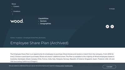 Employee Share Plan (Archived)  Wood