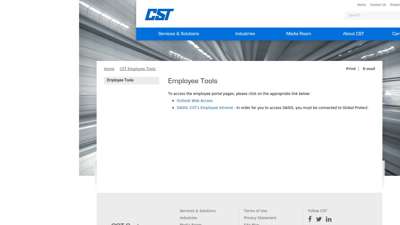 Employee Tools  CST
