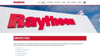 
                            4. Employee Tools | Raytheon - Raytheon Brassring Portal