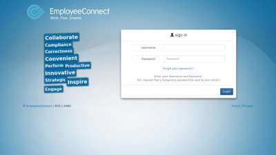 
                            3. EmployeeConnect - Login