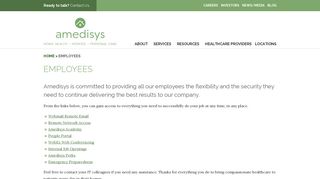 
                            1. Employees - Amedisys - Amedisys Employee Portal