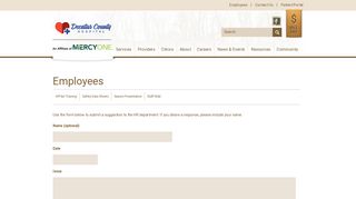 
                            7. Employees - Decatur County Hospital - Www Mercydesmoines Org Employee Portal