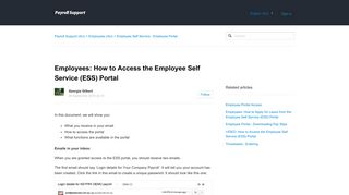 
                            7. Employees: How to Access the Employee Self Service (ESS) Portal - AU - Hr21 Staff Login