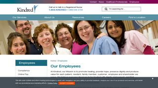 Employees | Kindred Healthcare - Paperless Pay Portal Kindred