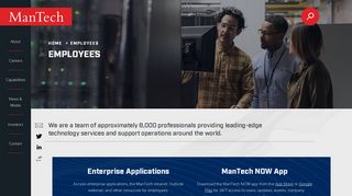 
                            2. Employees | ManTech Securing the Future - Mantech Portal Portal