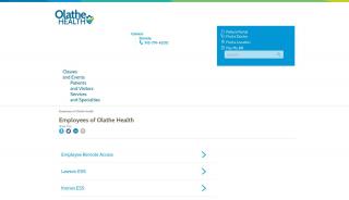 
                            1. Employees of Olathe Health - Olathe Medical Center - Olathe Medical Center Employee Portal