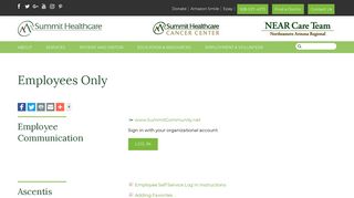 
                            5. Employees Only - Summit Healthcare - Summit Health Employee Portal