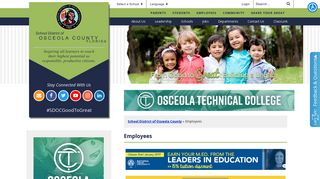Employees - School District of Osceola County - Osceola School District Employee Portal