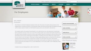 
                            3. Employees | Select Medical