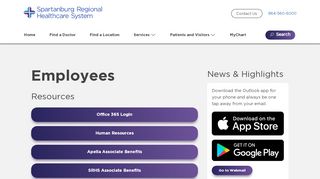 
Employees | Spartanburg Regional  
