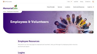 
                            6. Employees & Volunteers | MemorialCare - Memorial Care Portal