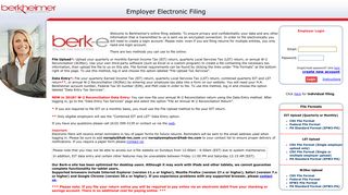 Employer Login - Berkheimer Tax Administrator - My Lst Portal