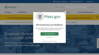 
Employer Medical Assistance Contribution (EMAC) | Mass.gov
