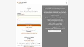 
                            5. Employer - Sign In - Symplicity - Recruit Mccombs Student Login