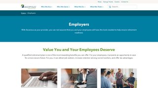 
                            2. Employers - Ascensus - Vanguard Ascensus Employer Portal