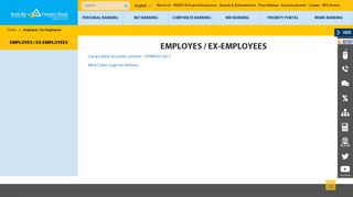 
                            1. Employes / Ex-Employees - Canara Bank - Canara Bank Staff Portal
