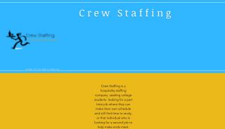 
                            3. Employment - Crew Staffing - Crew Staffing Portal