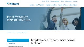 
                            2. Employment Opportunities - McLaren Health Care - Mclaren Careers Portal