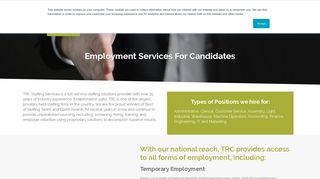 Employment Services For Candidates - TRC Staffing - Trc Staffing Employee Portal