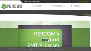 
                            6. EMT Training Information - PERCOM Courses - Percom Online Student Portal