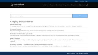 
Encrypted Email – Protected Trust Email Encryption  
