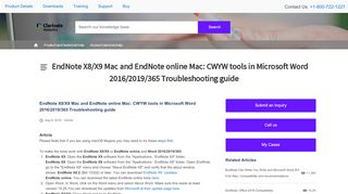 
                            14. EndNote X8/X9 Mac and EndNote online Mac: CWYW tools in ... - Mac Tools Portal