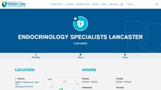 
                            4. Endocrinology Specialists Lancaster | Central Ohio Primary Care - Lancaster Endocrinology Patient Portal