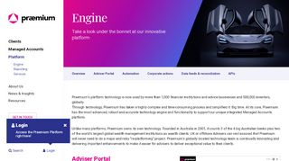 Engine - Praemium - Xplan Adviser Portal