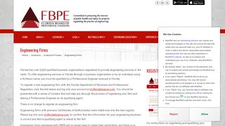 
                            8. Engineering Firms – Florida Board of Professional Engineers - Fbpe Portal
