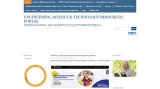 
                            2. Engineering, Science & Technology Resources Portal « Where ... - Mbcet Student Portal