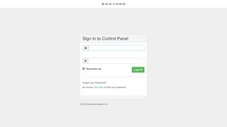 EnGuard Control Panel - Sign In - Mail5 Login