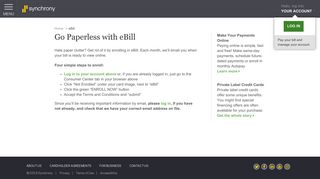 
Enroll in eBill | Synchrony
