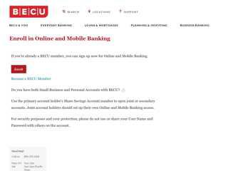 
                            4. Enroll in Online and Mobile Banking - BECU