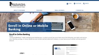 
                            3. Enroll in Online & Mobile Banking | Old Plank Trail Community ... - Hoffman Estates Community Bank Portal
