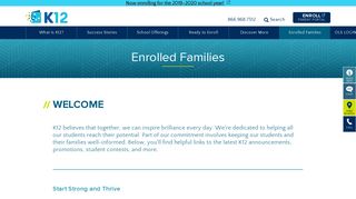 Enrolled Families in K–12 Online Schools | K12 - K12.com - K12 Wiva Ols Portal