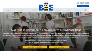 
Enrollment | Scripps National Spelling Bee  
