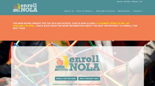 
                            4. EnrollNOLA: New Orleans Public School Enrollment - One App Portal