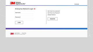 
                            8. Enterprise Network Login - 3M - Cybershift Portal