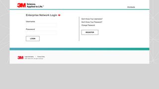 Enterprise Network Login - 3M