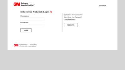 
                            1. Enterprise Network Login - enl.3m.com