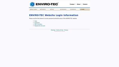 ENVIRO-TEC Login - Johnson Controls