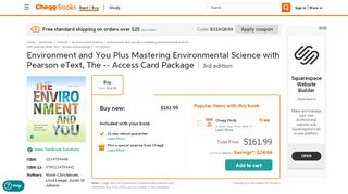 
                            8. Environment and You Plus Mastering Environmental Science ... - Mastering Environmental Science Portal