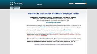 
                            4. Envision Portal - Envision Healthcare - Amr Net My Portal