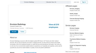 
                            7. Envision Radiology | LinkedIn - Envision Imaging Portal