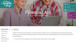 
EPCC - ​​​​​​​​​​​​​​Financial Aid  
