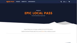 
                            9. Epic Local Pass | Epic Season Pass - Vail Resorts Employee Email Portal