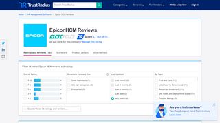 
                            9. Epicor HCM Reviews & Ratings 2019 | TrustRadius - Epicor Hris Portal